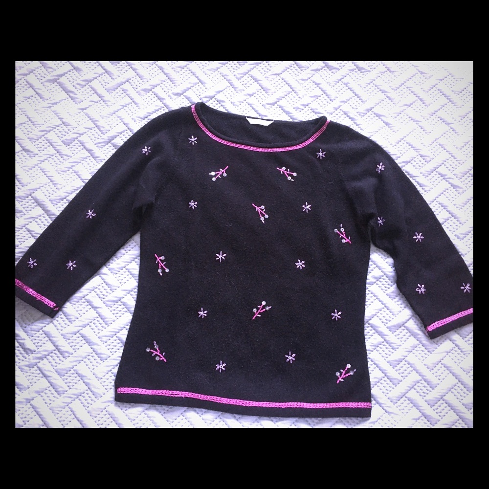 Marks & Spencer black sweater top